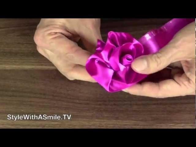 How to Make Roses Out of Ribbon