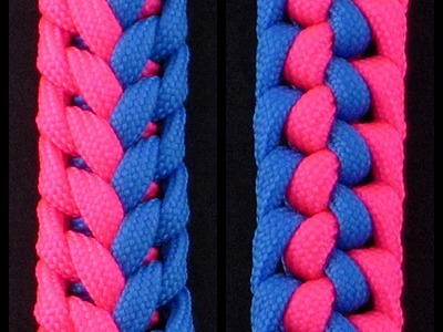 How to Make the Two-Color Stitched Flight Sinnet (Paracord) Bracelet by TIAT