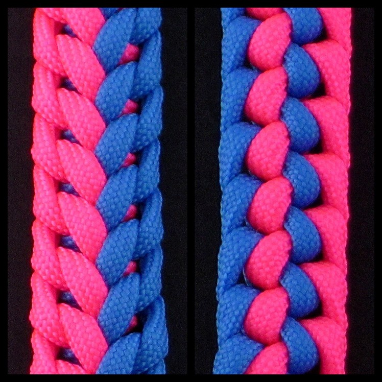 How to Make the Two-Color Stitched Flight Sinnet (Paracord) Bracelet by TIAT