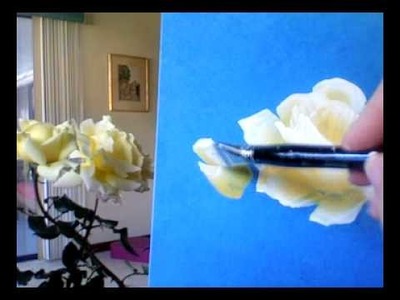 How to Paint Yellow Roses, by Marjorie Harris Clark