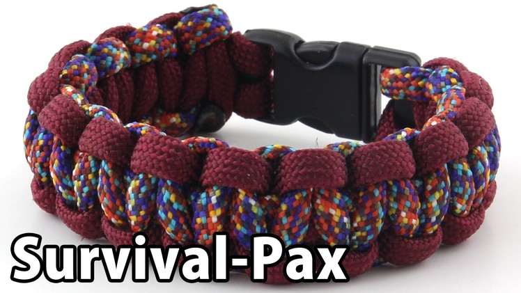 How To: Two-Color Cobra Weave Paracord Bracelet with Buckle