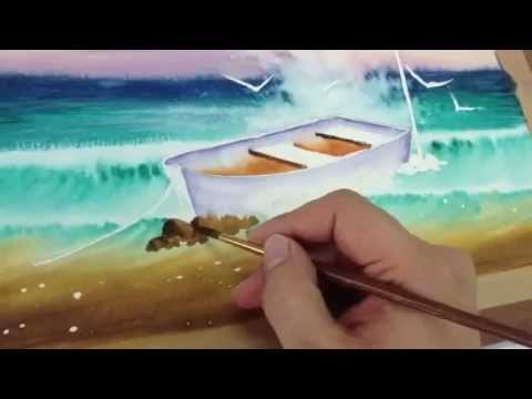 Howto Paint sea. In Watercolor 3