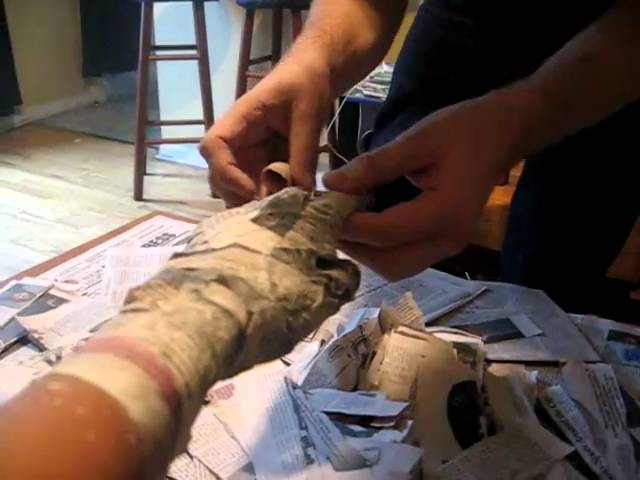 Instruction Sets for Strangers - Papier Mache Hands