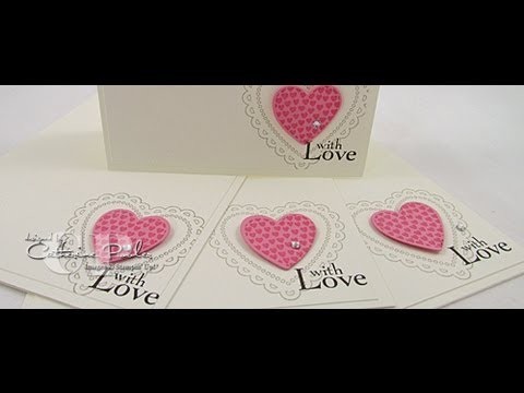 KISS Easy Valentine Cards to Make Stampin' Up Spring Catalog