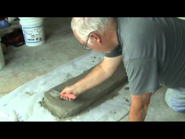 Making a Concrete Bench Part 2 -- The Plank.mpg