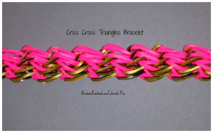 Monster Tail - Criss-Cross Triangles Bracelet (Reversible) | How To