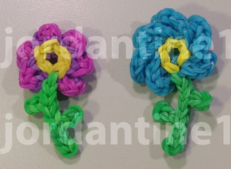 New Flower Charm - Pansy Petunia -Rainbow Loom- Mother's Day