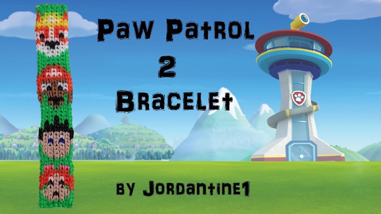 New Paw Patrol 2 Dog Bracelet Pattern - Alpha Loom. Rainbow Loom - Bulldog, Chocolate Lab