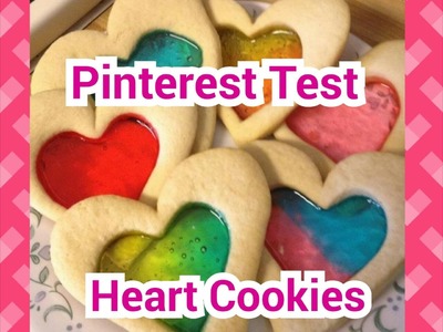 PINTEREST TEST - Valentine's Day Edition Stained Glass Cookies