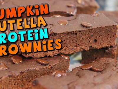 Pumpkin Nutella PROTEIN Brownies Recipe