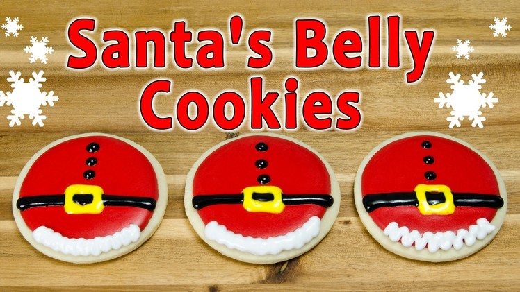 Santa's Belly Christmas Cookies by Cookies Cupcakes and Cardio
