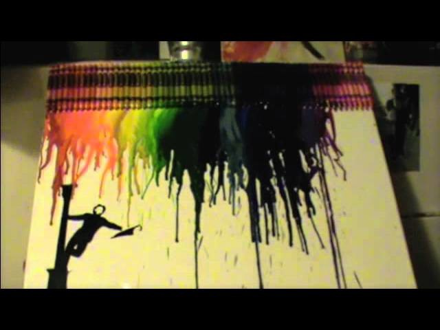 Singin' in the rain crayon art
