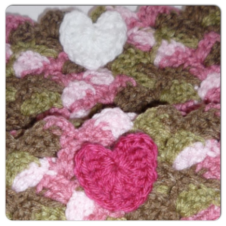 Super Cute & Easy Crocheted Heart Applique | Video Tutorial