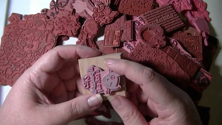 Unmounting Wood Mount Rubber Stamps