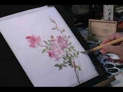 Watercolor Painting Tutorial: Roses and Butterfly