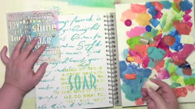 A Quick Art Journal Page with Only Words