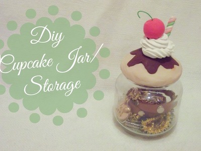 DIY Cupcake Jar Storage | CuteNailPolishArt
