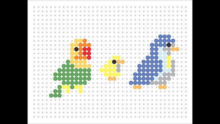 Hama Bead Birds (Animal Series #15)