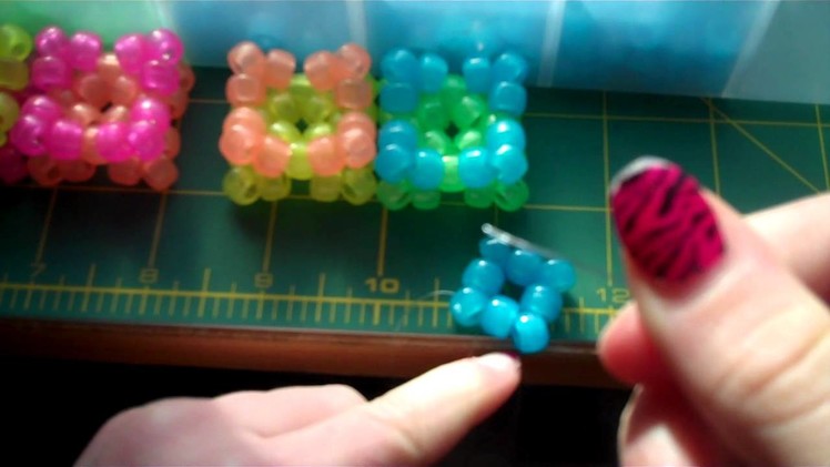 How to make a kandi flared square