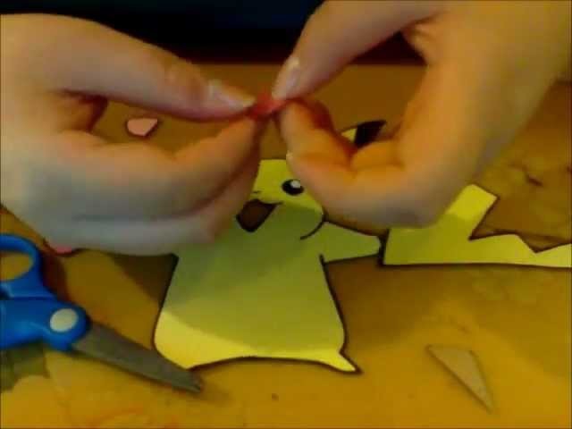 How to Make a Pikachu Using Construction Paper