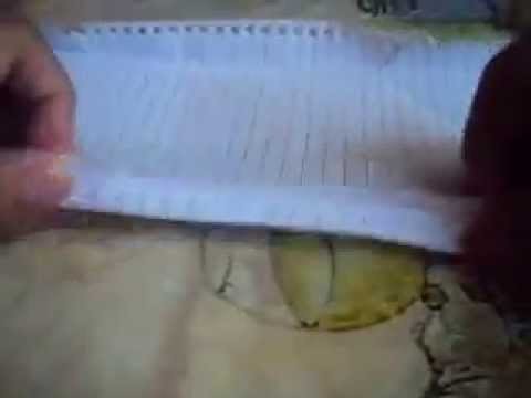 How to make an Envelope paper {Using notebook paper}
