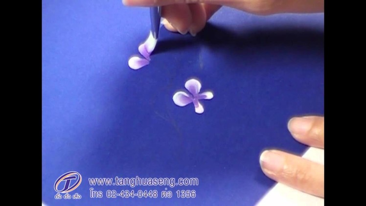 How to paint pea flower