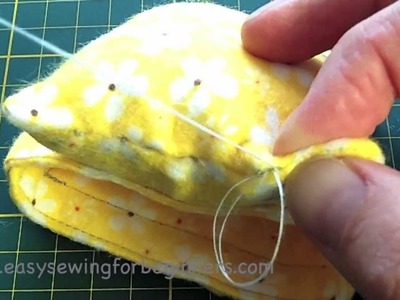 How to sew a wrist pin cushion Step 6 cont-7 (Part 3 of 3)