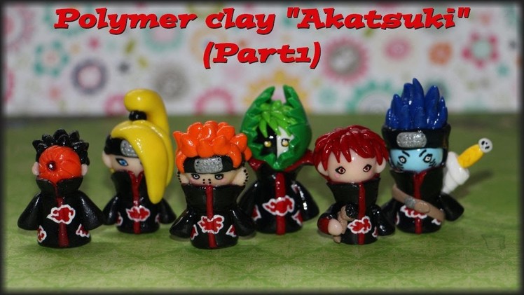 Polymer Clay "Akatsuki" (Part 1)