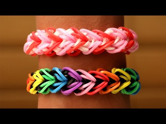 Rainbow Loom English - HEARTLET - Loom Bands, easy, how to, DIY