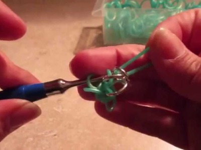 Rainbow loom how to add bling to hook only designs