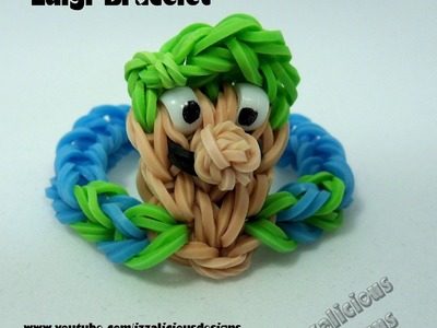 Rainbow Loom Luigi (from Super Mario) Bracelet Tutorial