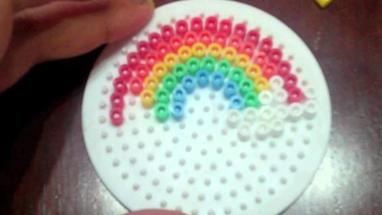 Rainbow Perler bead