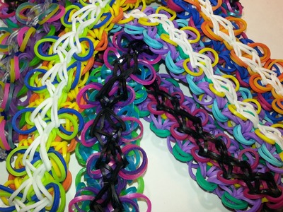 Ruffle Bracelet Tutorial by feelinspiffy (Rainbow Loom)