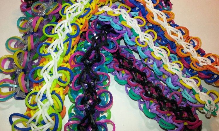 Ruffle Bracelet Tutorial by feelinspiffy (Rainbow Loom)