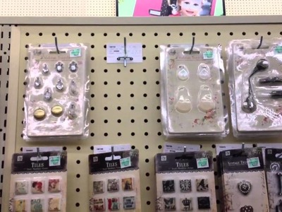 Scrapbooking with Marion Vintage Trinkets at Hobby lobby