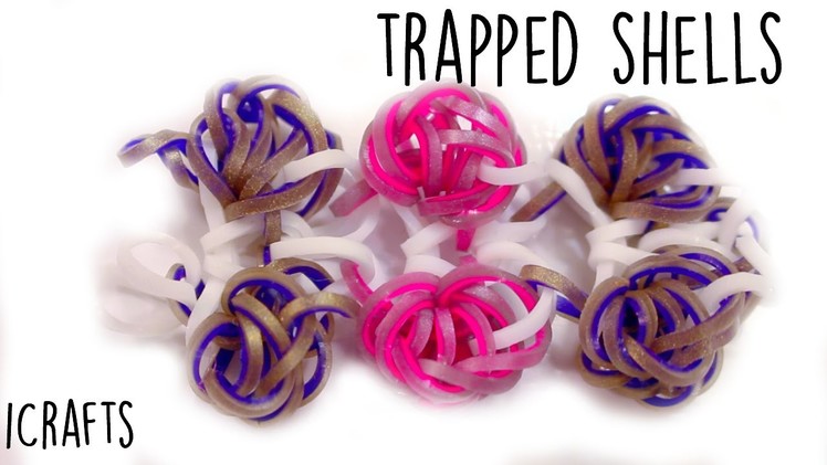 Trapped (Sea)Shells Bracelet | Rainbow Loom Tutorial | Hook Only