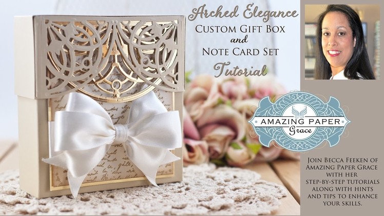 APG - Introducing Spellbinders Arched Elegance -  Gift Card Set Tutorial
