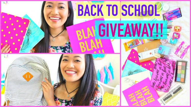 Back To School Supplies Haul GIVEAWAY 2015!!