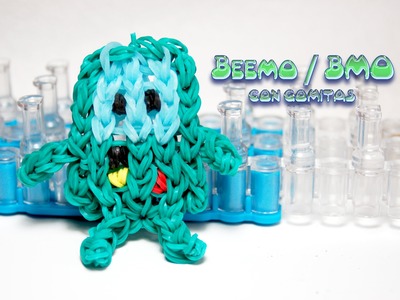 Beemo-BMO - Hora de aventuras con gomitas (Adventure Time, rainbow loom)