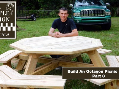 Build An Octagon Picnic Table Part 3