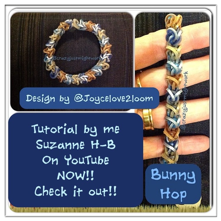 Bunny Hop bracelet tutorial (hook only)