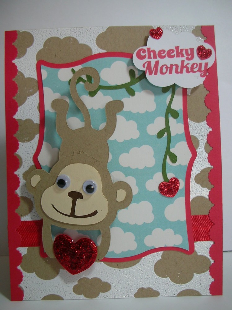 Cheeky Monkey. .thank you card