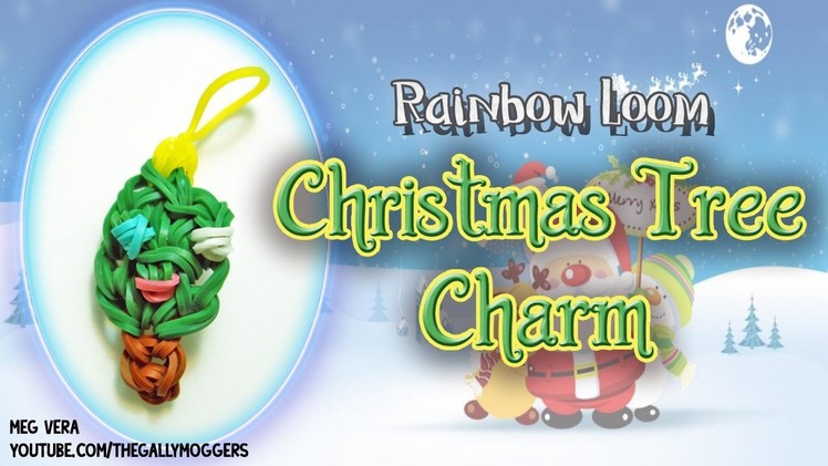 Christmas Tree Charm Rainbow Loom - How To