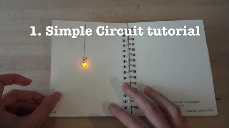 Circuit Stickers tutorial 1: simple LED circuit