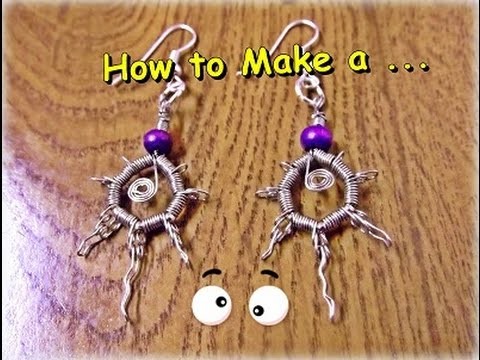 Como Hacer "Pendientes Hippies". How to Make a"Hippies Earrings" - By Puntoy Alambre.