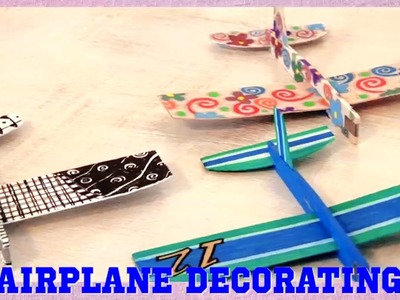 Crafts for Kids: Decorate Balsa Wood Airplanes