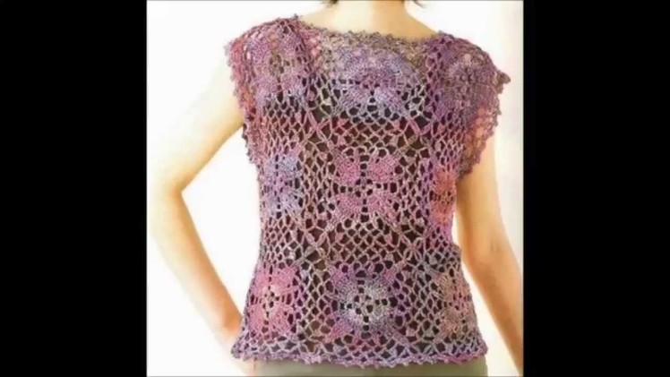Crochet Blouse - Ganchillo Blusa - Crochê Blusa