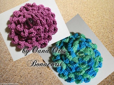 Crochet Dahlia flower