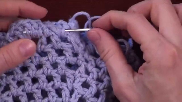 Crochet Finishing: Weaving in The Ends