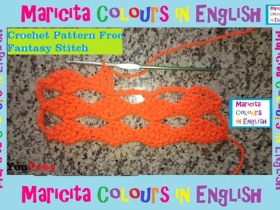 Crochet Pattern Fantasy Stitch "Leaves" by Maricita Colours in English